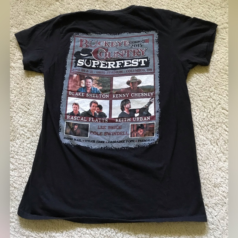 Blake Shelton Keith Urban Chesney Rascal Flatts Lee Brice Cole Swindell T Shirt
